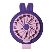 Hesxuno Personalni mini ručni ventilator USB punjivi ventilator za punjivi ventilator sa adjustičnim