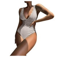 Lilgiuy Fashion Spremivanje ženskog seksi haltera set kupaći kostim Ženski jednodijelni kupaći kostim