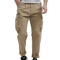 Joggers za muškarce Track Hlače Men Lesual Jeans Modni džep Trend Muške mikro elastične tanke muške