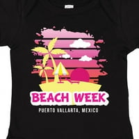 Inktastična sedmica plaža Puerto Vallarta Meksiko sa palmima Drveće poklon Djevojka djevojaka