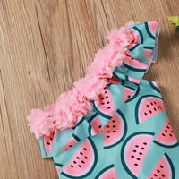 Sdjma Toddler Kid Baby Girls Ruffle Print bikini jednodijelni kupaći kostimi kupaći odjeću
