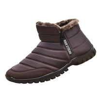 Muške čizme za snijeg zima protiv klizanja vodootporna gležnja toplo krznene cipele