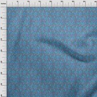 Onuone pamuk dres srednje plave tkanine Batik DIY OTVORITE TEKUĆA TKABIRNA PRINT TABLIC BY WIDE - 6C