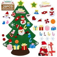 Mnycxen božićno drvce, božićno drvce za djecu, božićne ukrase, set, prozor