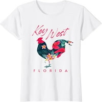 Key West Florida pileći ljubavnik za ljubitelje Flower Hibiscus suvenir majica