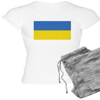 Cafepress - Ukrajinska zastava Pidžama - Ženska svjetlo pidžama