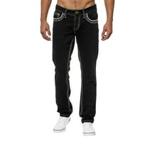 Traperice za muškarce Muškarpa Proljeće Ljeto Pant Pantlouser Ležerne prilike Bodybuilding Pocket Denim