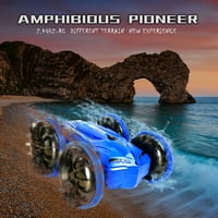 Amfibious RC Car Kids 2. GHZ RC Vodootporni igrački automobil Sva teren vodena plaža Land igračka