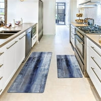 Plavi kuhinjski prostirci i prostirci za prostirku protiv umora sive PVC kuhinjske jastuke Comfort Mat