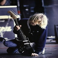 Nirvana-Kurt Cobain Kleeling Stage Glazba Ccert Plaster, Ispis, Dekorativni akcent, Umjetnost, višebojna
