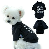 Odjeća za pse - Ljetna majica za ljubimcu za pseća na otvorenom - Pismo Štampanje Putujući pasa Kombotna
