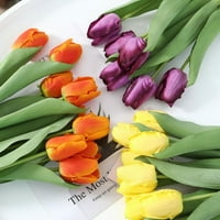 Umjetni tulip cvijeće lažno cvijeće umjetnička djela dnevna soba ulica za cvijeće u obliku vjenčanog