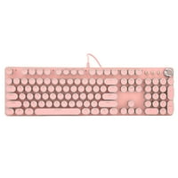 Mehanička tastatura, tipkovnica tipkovnice za ključeve za ured za dom za igranje 902- ružičasti punk