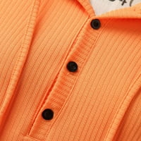 Kpoplk Solid V-izrez žene Džemperi dugi kuglični rukav nalog okupljali su asimetrični rub pleteni džemper