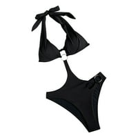 Ballsfhk Moda ženski seksi viseći vrat Otvoreni kupaći kostimi