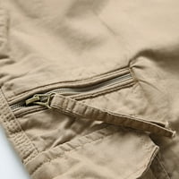 Ausyst Cargo Shorts Hlače za muškarce Ljetni na otvorenom Plus size pamuk multi-džepne opterećene konoplje