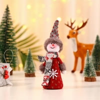 Guvpev božićno stablo anđeo star muškarac privjesak od tkanina privjesak božićni ukrasi za božićne ukrase savršeni božićni ukrasi za obitelji - višebojna a