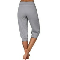 Hlače za ženske kratke hlače Žene Ljeto Nove povremene obrezirane elastične hlače za žene Modne ležerne