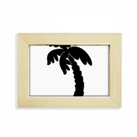 Kokosovo drvo crno obris Desktop ukrasite fotografiju okvir slike umjetno slika