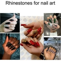 Kristalni rhinestones za noktno umjetnost, blistavo stakleno dijamantsko kamenje za obrtnika za nokte