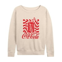 Coca-Cola - Warped Coke Can - Ženski lagani francuski Terry Pulover