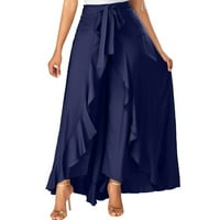 Ženske pantalone s visokim strukom Casual Beach Maxi duge prekrivene suknje