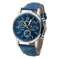 Modni muškarci satovi satovi za muškarce Žene Pokloni Muški sat Kvarcni sat Muška odjeća Pribor Casual Watch Blue 【Kupite 3】