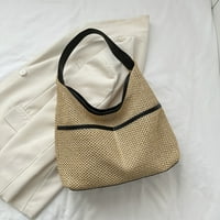 Torbe od plaže u tkanim plažama Prozračne žene šarene torbe velike kapacitete za odmor