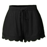 Žene planinarske kratke hlače Solidno ljeto Halter Neovisnosti Day Shorts Hlače hlače