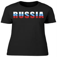 Rusija u nacionalnim bojama Majica - MIMage by Shutterstock, ženska 3x-velika
