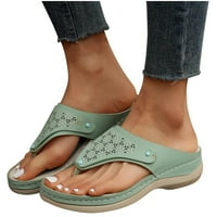 LHKED ženska izdubljena cipela debela sole papuče kopče za nožne žice sa sandale Ljetne udobne sandale