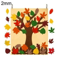 Jesen stablo hvala Craft Kit DIY Felt Fall Tree ploča sa ogradom za dječje poklone Učionica za obnavljanje zahvalnosti