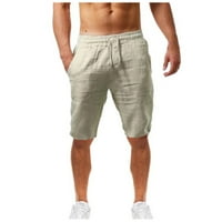 Na čišćenju ljeto pamučne kratke hlače za muškarce nacrtavanje elastičnih struka vježbanja znojne kratke