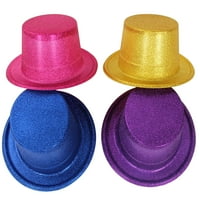 Fancy Top Hats za odrasle, Glitter Tuxedo Hat kostim mađioničarske šešir muškarci Ženski zabavni pokloni