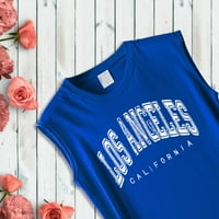 Vintage ties za žene nebeske plave majice Žene Žene Ženski prsluk bez rukava Top tiskani majica za ljeto