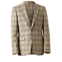 Burton Muns označava provjeru jaknu od vitka odijela