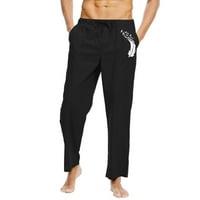 FVWitlyh muns jogger hlače Muške klasične fit radne dane kaki pametne pantalone (standardne i velike