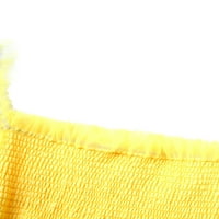 Gureui ženska ljetna haljina, ležerna puna boja kvadratni vrat dugi pogled - kroz rupu jednodijelni