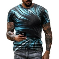 Haljine za muškarce Muška ležerna ulica 3D digitalni tisak okrugli vrat kratki rukav majica