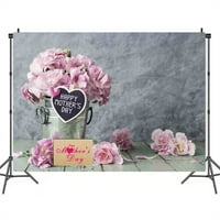 Elegantna matična dnevna pozadina ružičaste cvijeće pozadina zidne pozadine