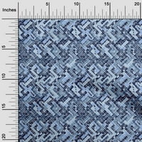Onuone pamuk poplin twill plava tkanina apstraktna prestajevina opskrbe ispisuju šivanje tkanine sa