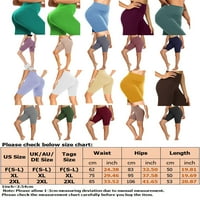 Ženske vunene vježbe visoke struke kratke hlače Brze suho joge kratke hlače Žene Butt back dno ljetne