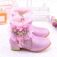 yinguo djevojke čizme Little Kid cipele kratke čizme Djevojke čizme pamučne cipele princeze cipele