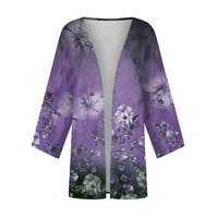 Ženski rukav Cardigan Ljeto, Ženski rukavi Otvoreni prednji kardigani Labavi Kimono, Pogorke za lagane