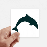 Plavi ocean Docile Shomp Dolphin Naljepnice Square vodootporne naljepnice Pozadina
