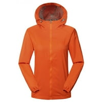 Voncos lagane jakne za žensko čišćenje - casual plus veličina labava odjeća modne žene kapute narančaste
