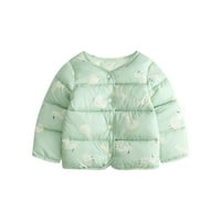 Toddler jakna 1-6T novorođene novorođenčad dječje dječje djevojke s dugim rukavima crtane jakne odjeće