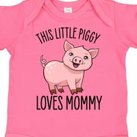 Inktastic ovo malo svinje voli mamu - slatka poklona dječja dječaka ili dječje djece