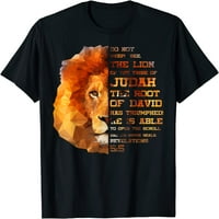 Lion pleme Judah Hebrew Krista Izraelovsko otkrivenja 5: Majica