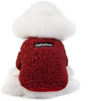 Fovenska odjeća za pse pamučna podstavljena odjeća zadebljane noge Fleece udobno toplo jesen zimski